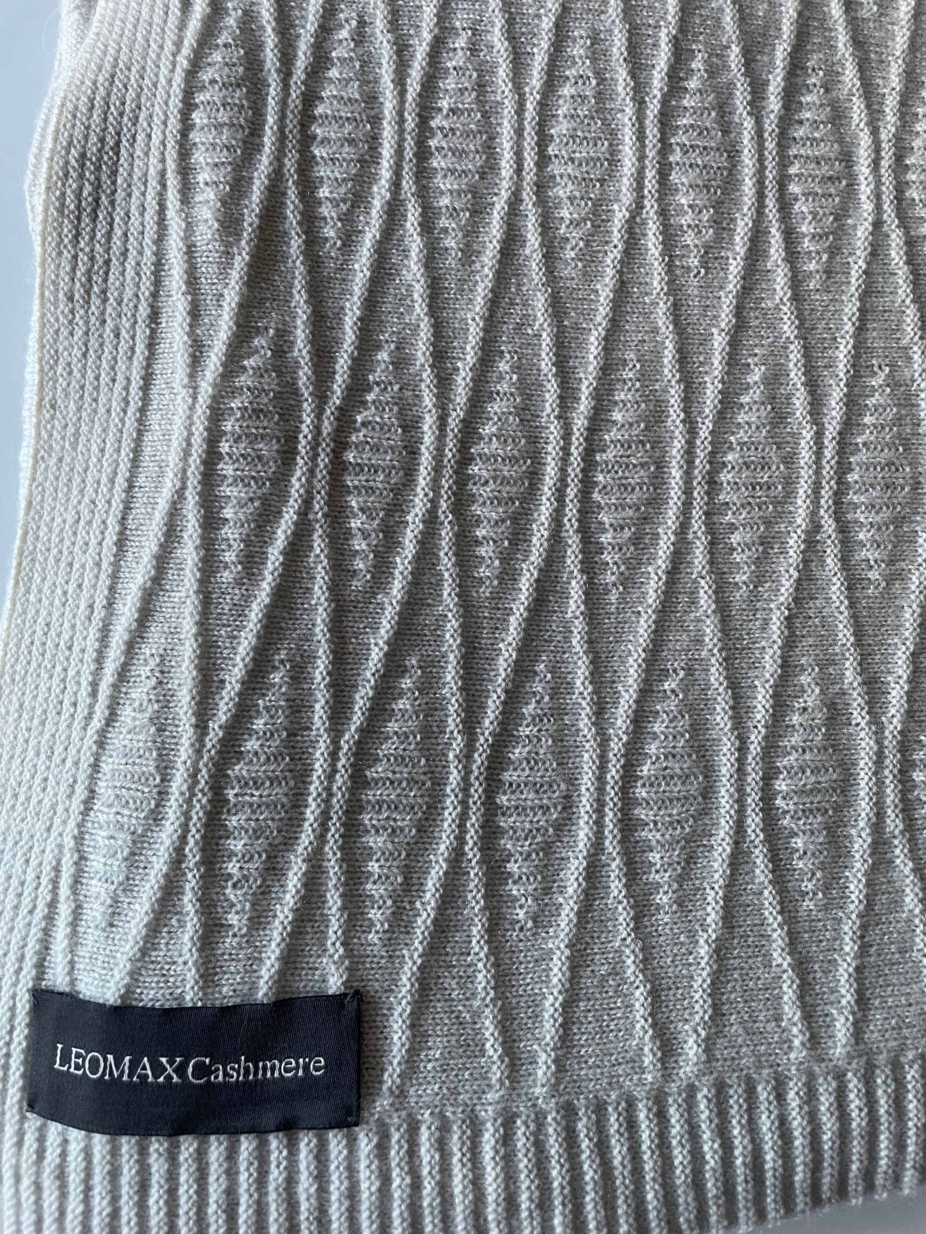 Luxus Kaschmir Plaid SALMA - Iceberg