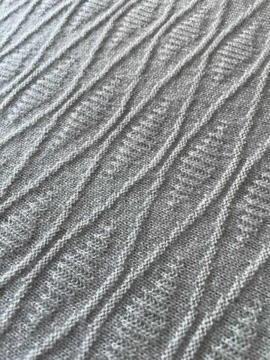 Luxus Kaschmir Plaid SALMA - Iceberg