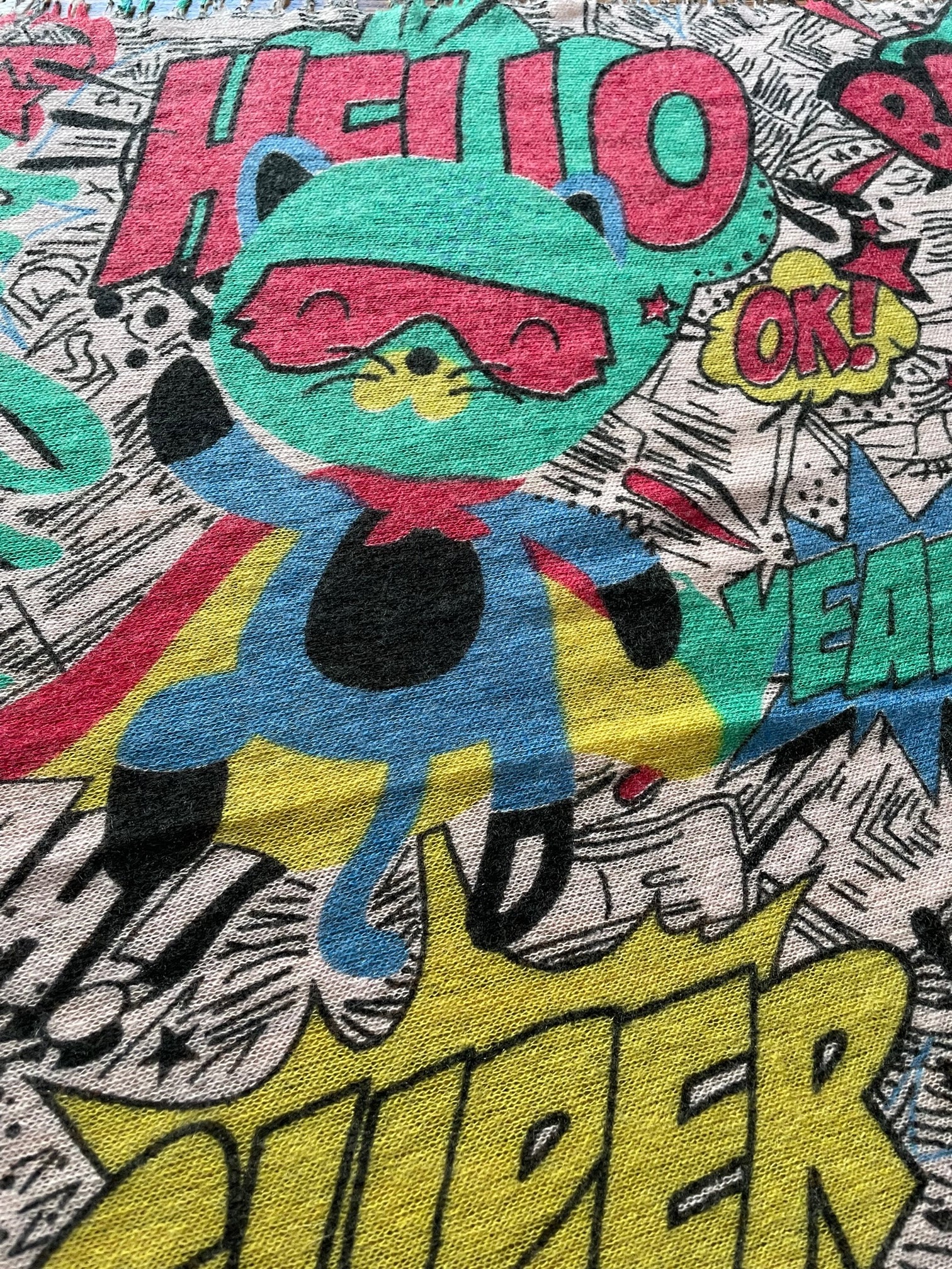 Cashmere Shawl TADESHO "Comic"- Limited Edition