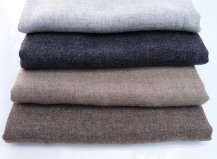 Eco Cashmere Shawl NOOR - Brown