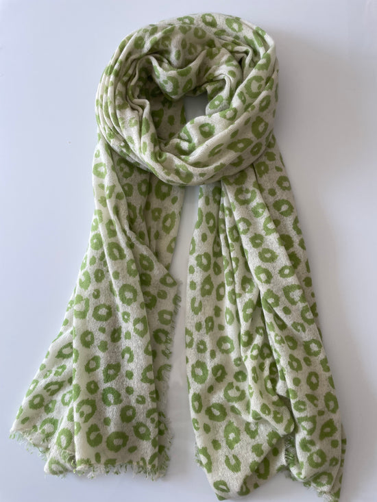 Kaschmirtuch TADESHO Leo - Matcha