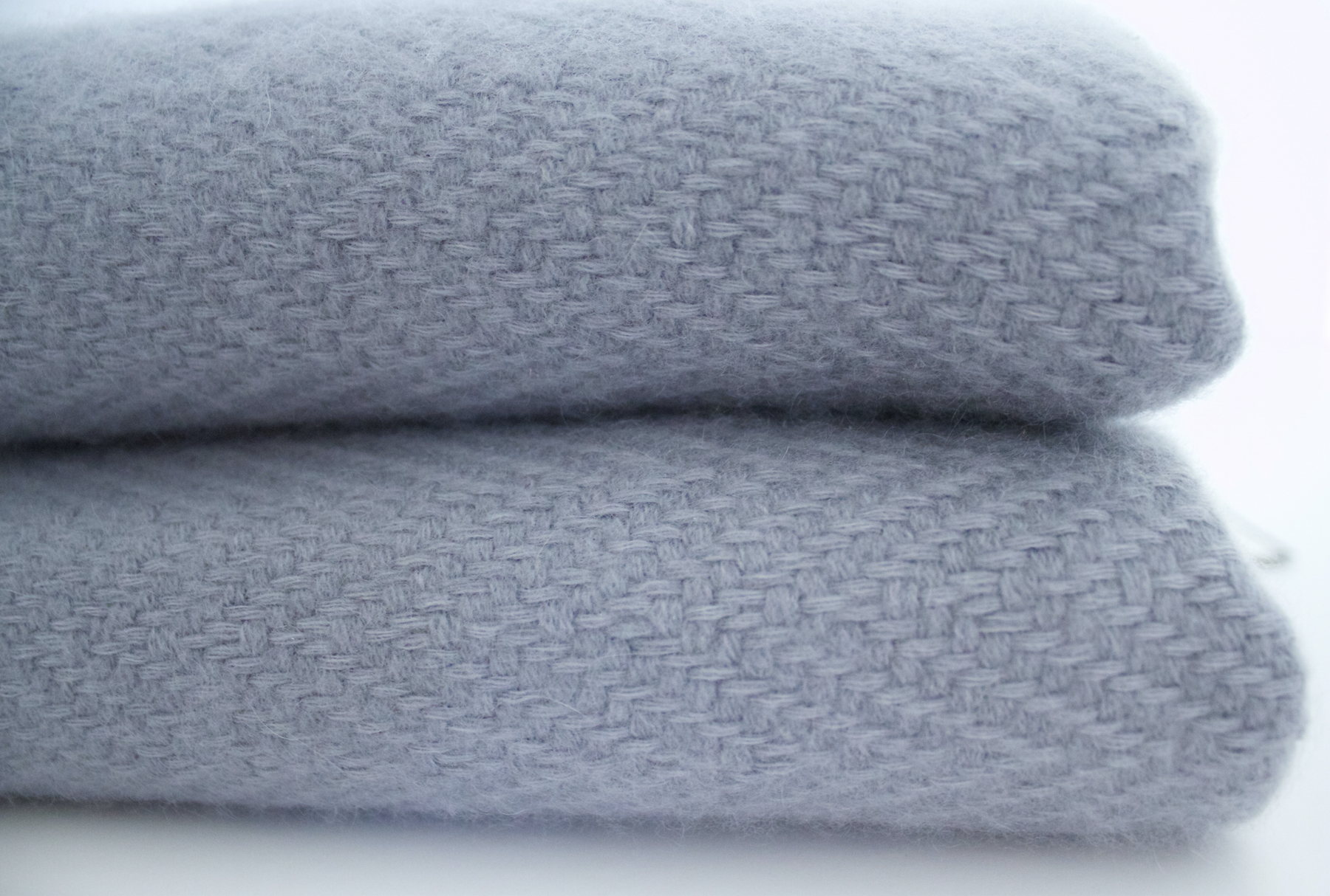 Luxury Cashmere Plaid LOUNGE - Dove Grey