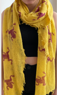 Cashmere Shawl TESSA - Frog
