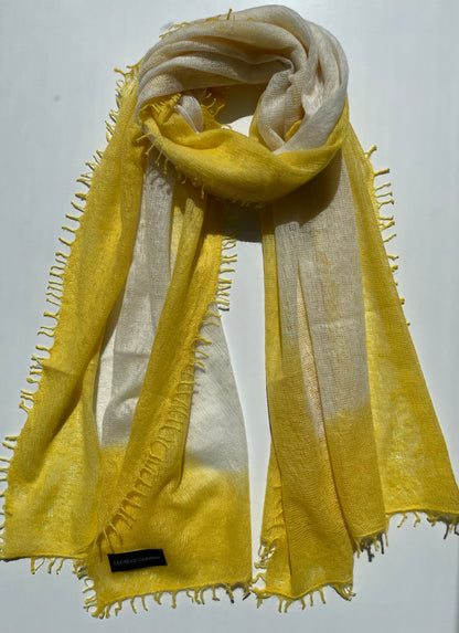 Cashmere Shawl TESSA Edge - Dandy