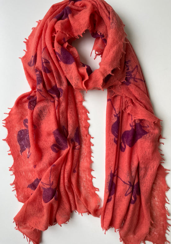 Cashmere Shawl TESSA - Design Flamingo