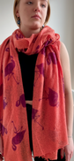 Cashmere Shawl TESSA - Design Flamingo