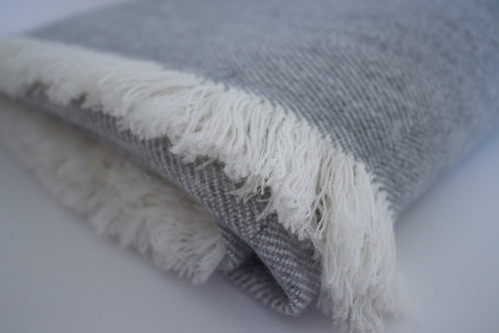 Cashmere Plaid RELAX - Grey/Off-White
