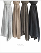 Eco Cashmere Shawl NOOR - Dark Grey