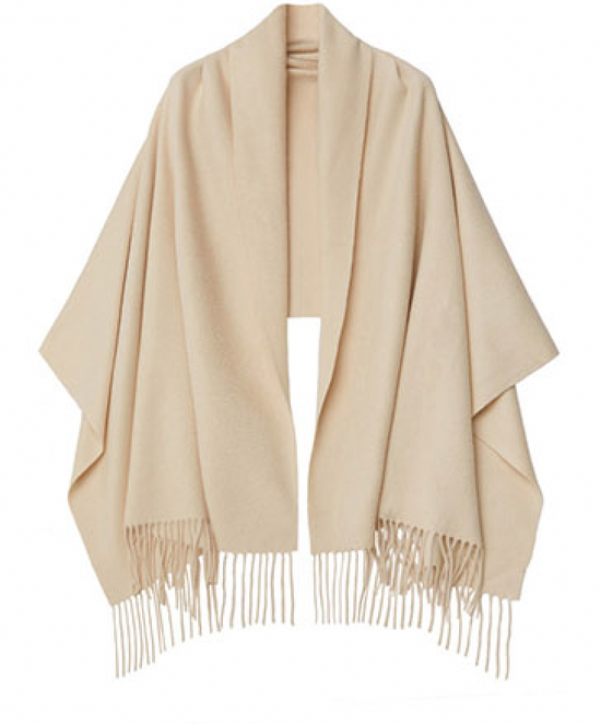 Cashmere Cape ESTELLE - Off-White