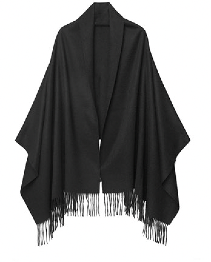 Kaschmir Cape ESTELLE - Black