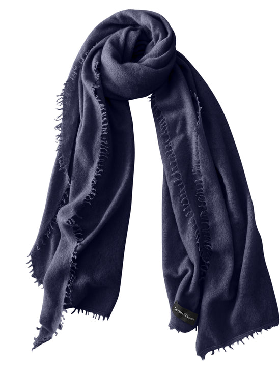 Cashmere Shawl TADESHO - Indigo